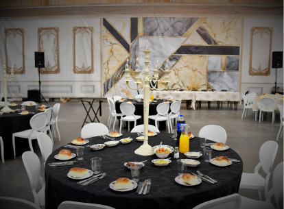 wedding hall of Rebbe Meir Baal Haness charities