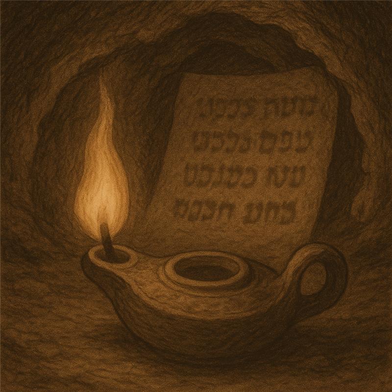 Secret Torah study in caves during Roman persecution
